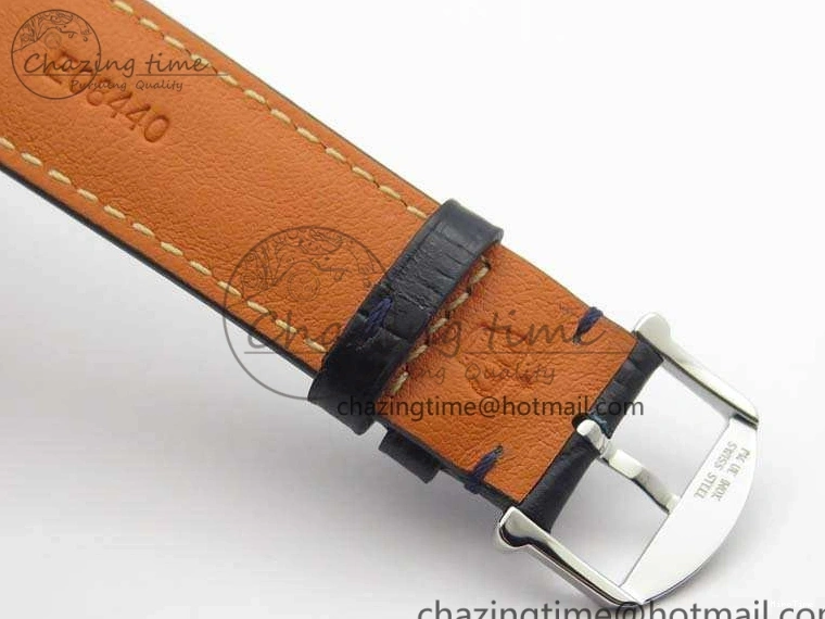 MIROTIME 0714 MoistureWicking Da Vinci IW356601 SS MKF 1:1 Best Edition Blue Dial On Black Leather Strap A 7233